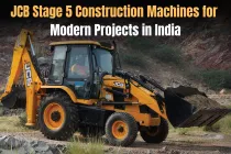 JCB Stage 5 Construction Machines for Modern Projects in India