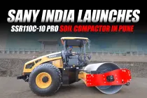 SANY India Launches SSR110C-10 PRO Soil Compactor in Pune