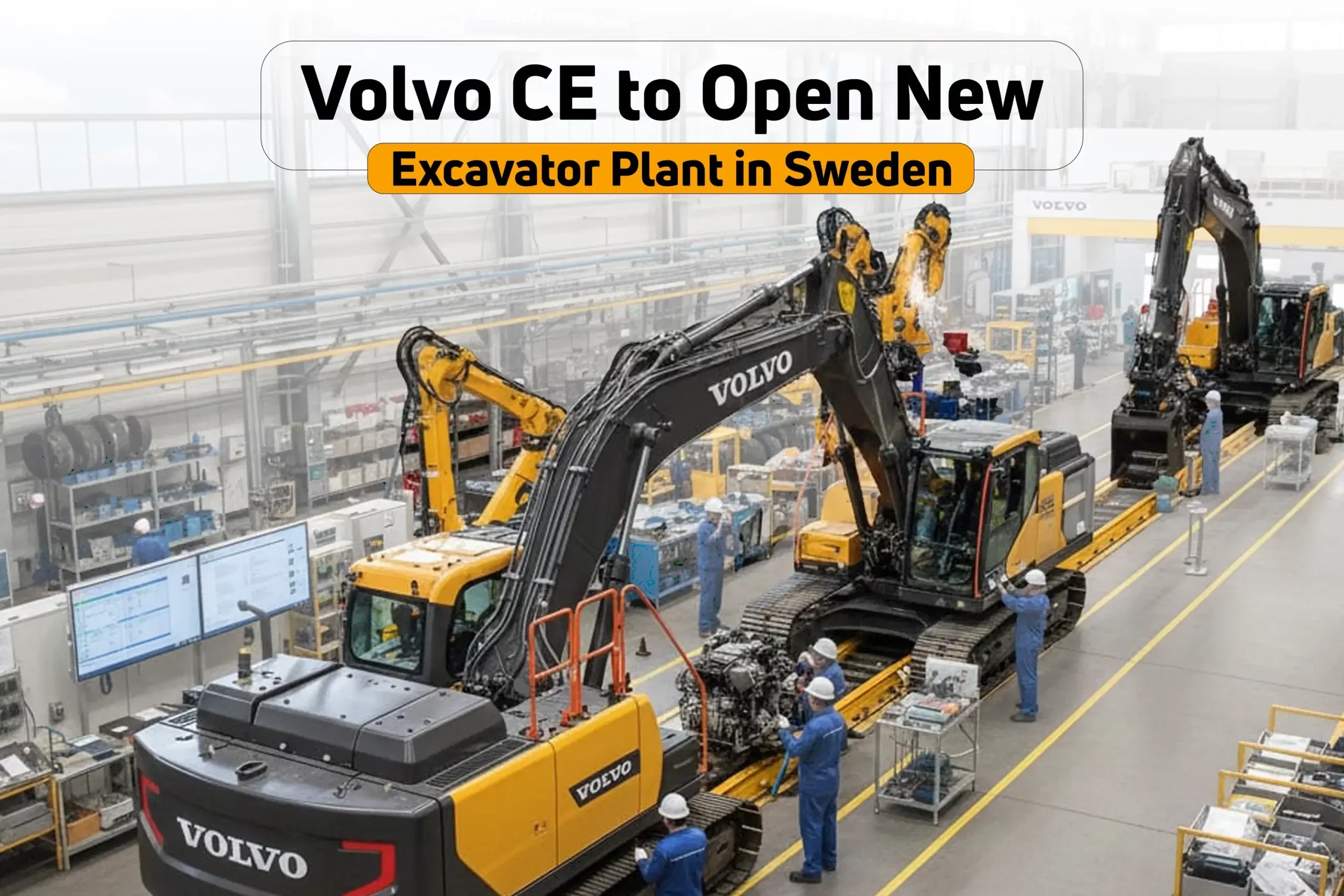 Volvo Construction Equipment Set to Establish New Crawler Excavator Plant in Sweden